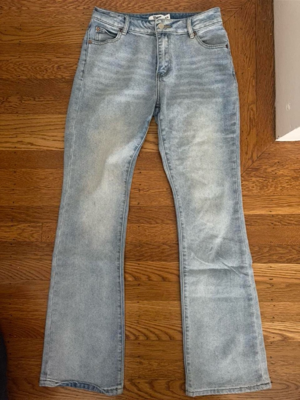 Tiger Mist Light Blue Boot Cut Jeans